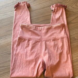 JoyLab Pink Ruffle Leggings size small